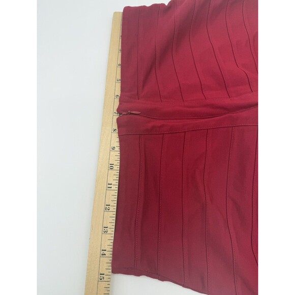 Express Mini Skirt Red Size 8 EUC Pencil Skirt - Picture 4 of 7